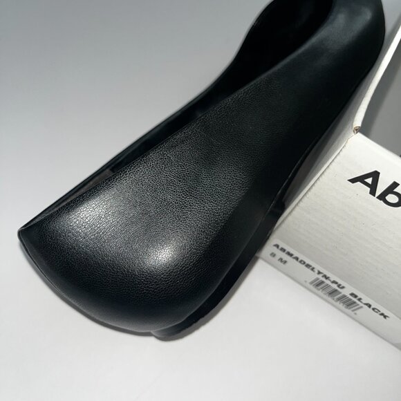 Abound Madelyn Black Flats 8M Pointed Toe Business Casual - Picture 2 of 6